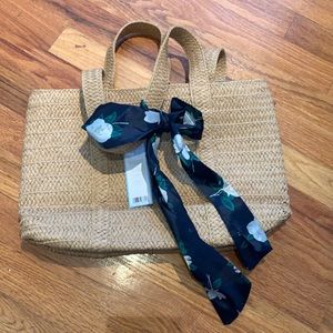Draper James every day straw bag